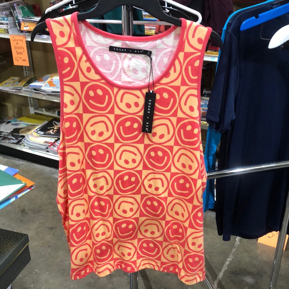 Smiley Face Tank Top